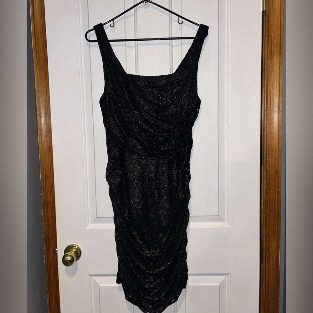 Black cocktail dress